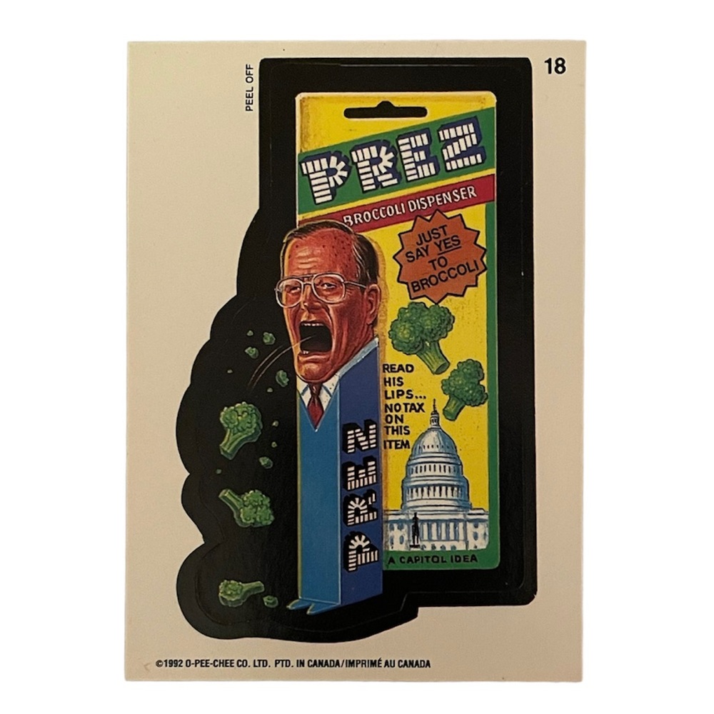 Pez Wacky Pack Vintage Collectible Sticker, 1992